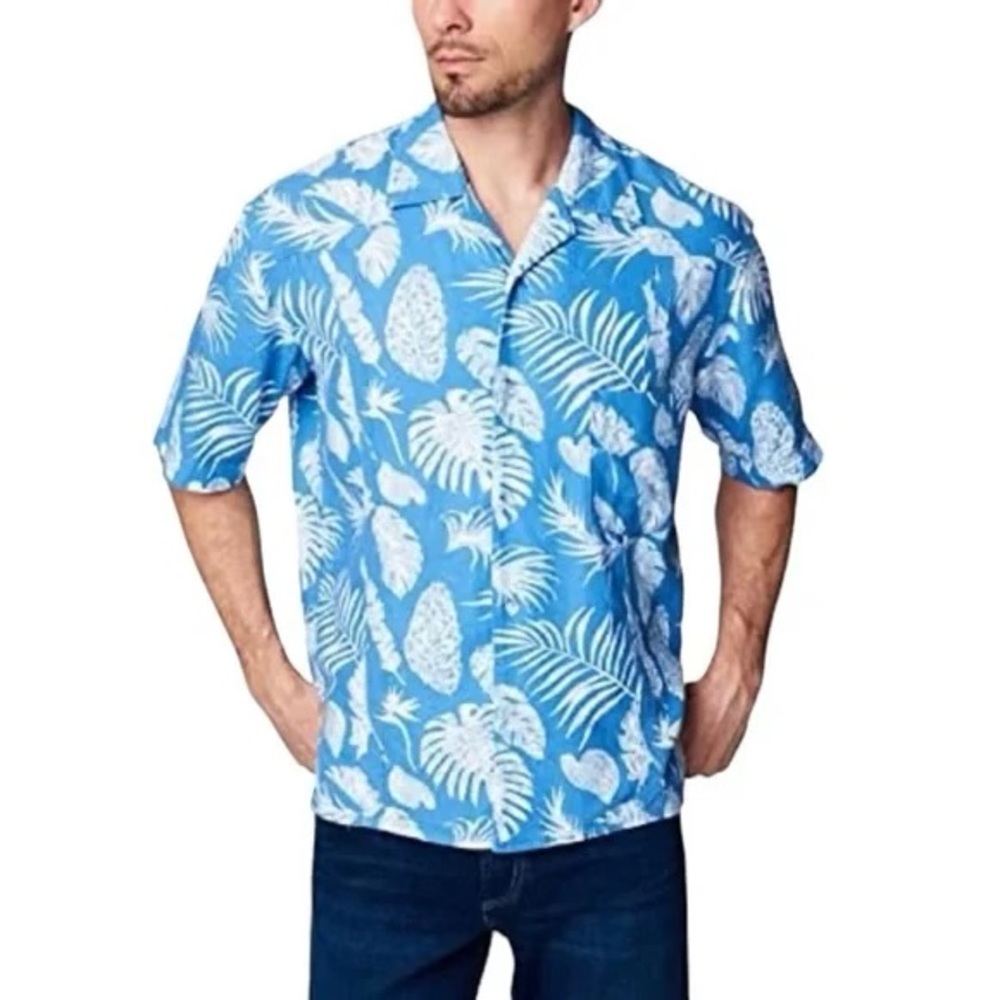 Blank NYC Strictly By Hand Linen Short Sleeve Shirt
